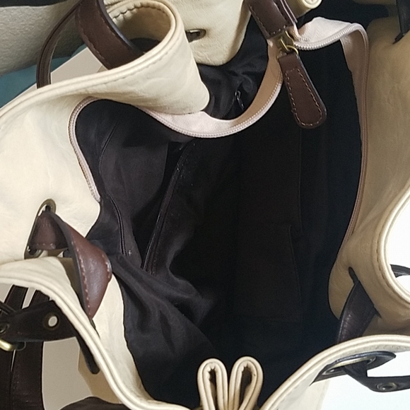 Beige Shoulder Satchel Bag - Picture 3 of 6